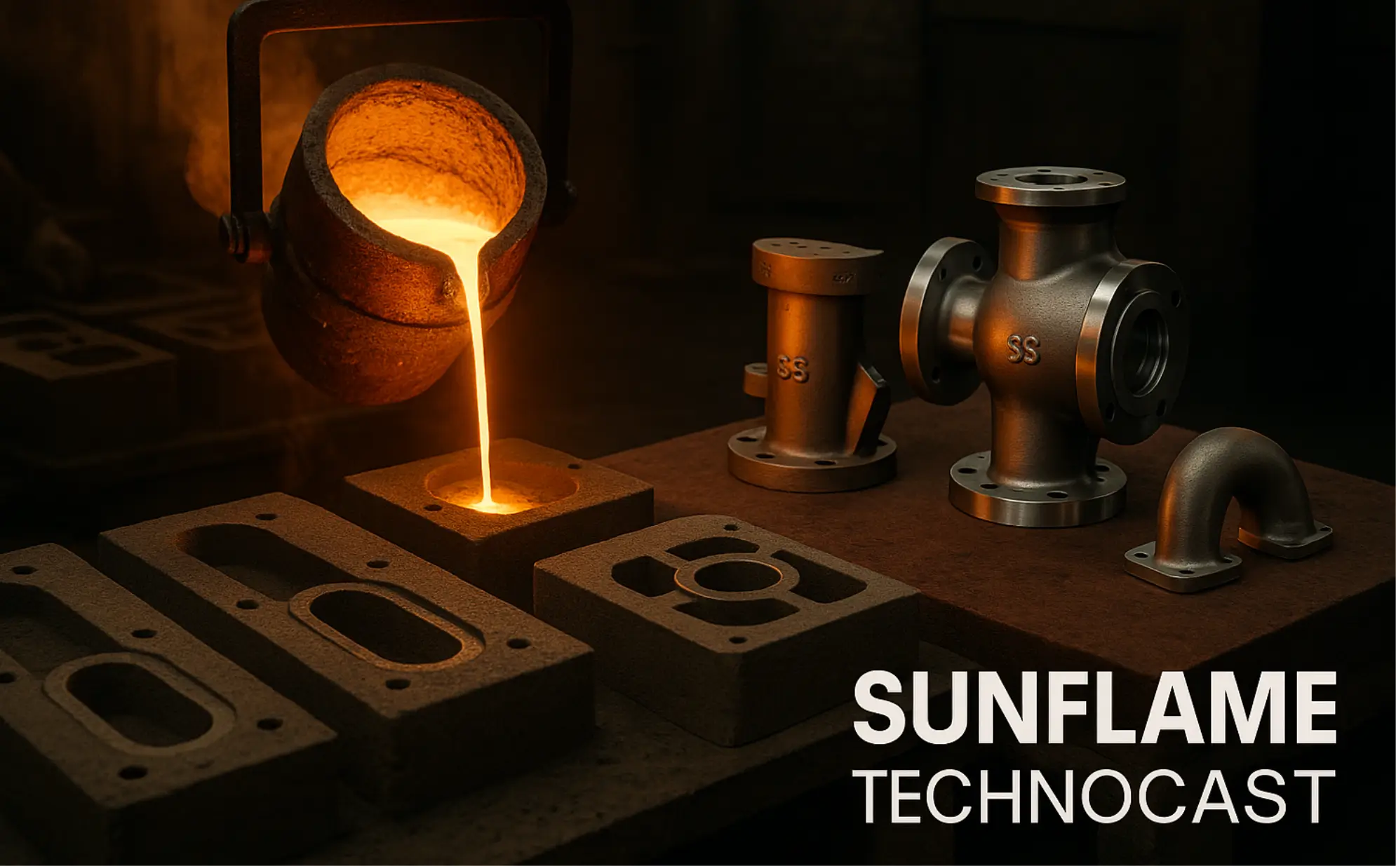 Ferrous Sand Casting for Pump and Valve Components